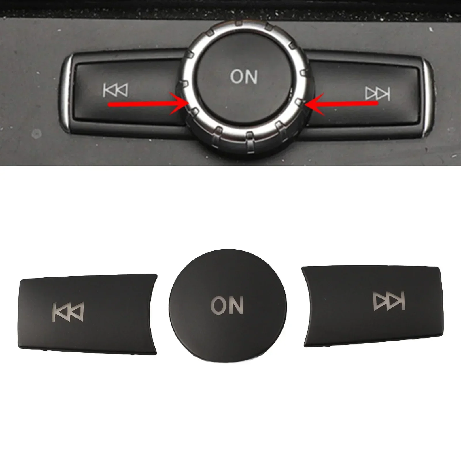 Sleek Volume Button ON Button For Cover Trim for MerFor Cedes For For C For E For GLK For For CLS EnhanFor Ced AesthetiFor Cs