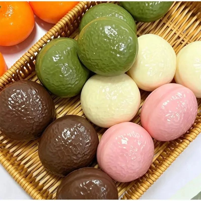 Crunchy Squeeze Toy Chocolate Pie Squishy Stress Ball Fidget Toy Soft Building Block Filled Adults ASMR Stress Relief Holiday Gi