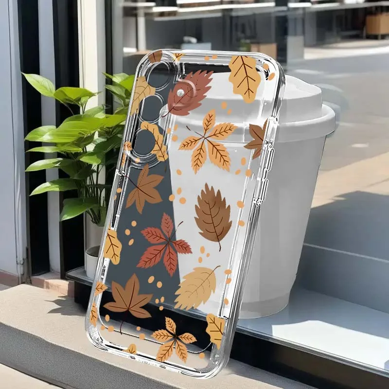 

Luxury Flower Design Phone Case For Samsung Galaxy A73 A72 A71 A55 A54 A53 A52 A51 A33 A25 A22 A15 A14 A05 TPU Transparent