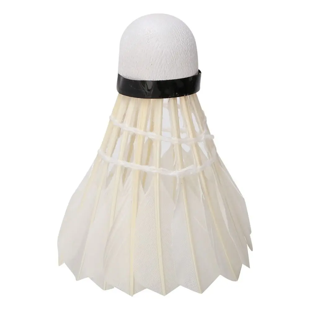 

5 шт. прочных бадминтонных воланов из перьев, легкие воланы из утиного пера, стабильные воланы для тренировок