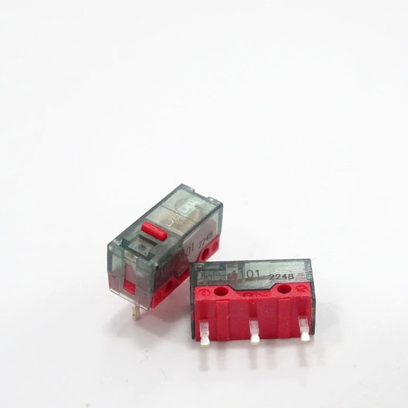 4PCS Mouse Micro Switch Original  75gf RedDot 50M Clicks Microswitch DMP1101 Drop Shipping