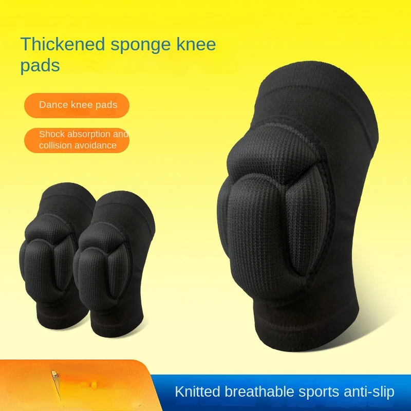 espessar joelheiras de protecao esponja brace guardas de voleibol extreme sport danca anti colisao protetor de joelho elastico 01