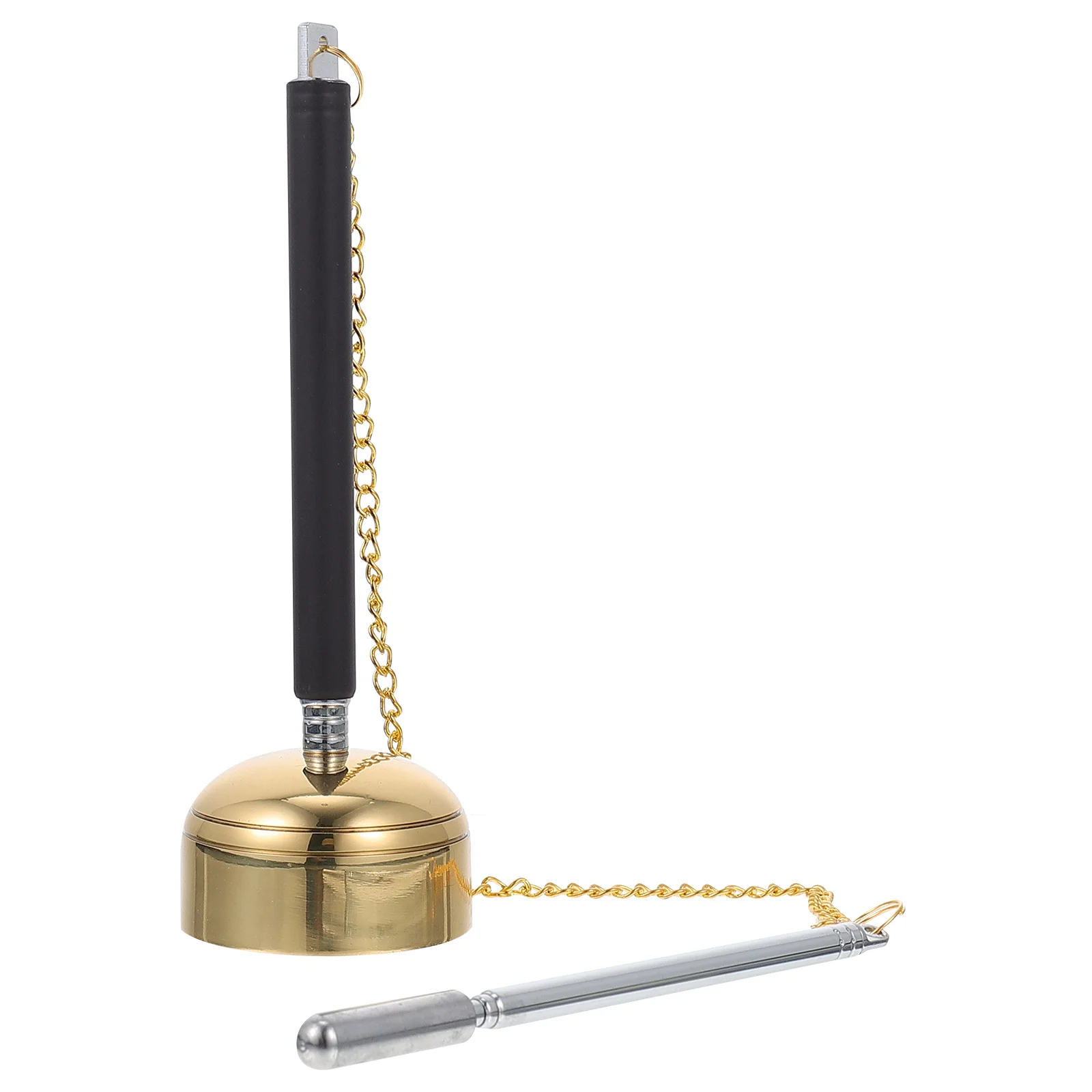 

1Pcs Temple Dharma Ritual Utensil Smooth Surface Portable Chime for Praying Meditation Flexible Chime Temple Instrument