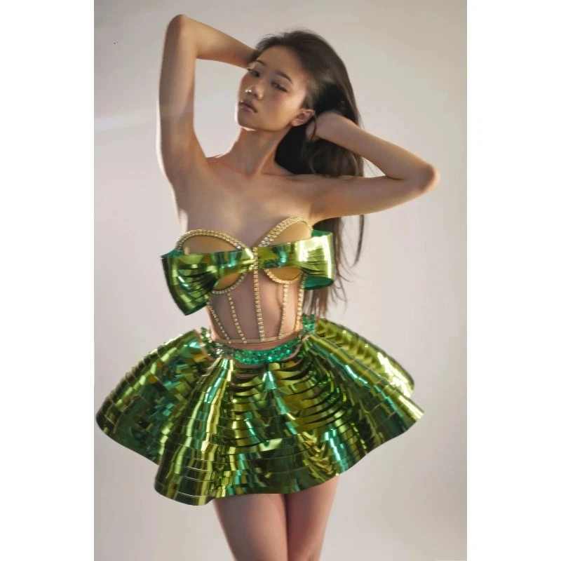 

Женское черное короткое платье с пайетками и стразами для выступлений в стиле дрэг-квин, джазовых танцев и сценических выступлений