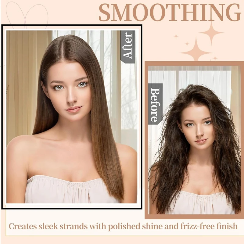 

For FlexStyle Airflow Attachment Hair Straightener Nozzle Plate Smoothing Comb Nozzle Set for Smooth Hair Style B