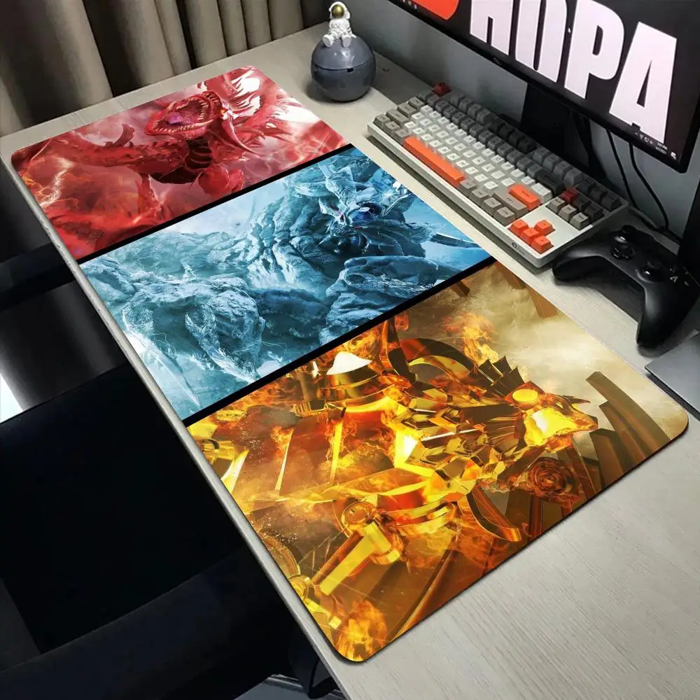 Large Mouse Pad Anime Yu Gi Oh XXL Gaming Accessories Office Gamer Keyboard Desk Mat Non-Slip Laptop rubber Anime Girl Mousepad