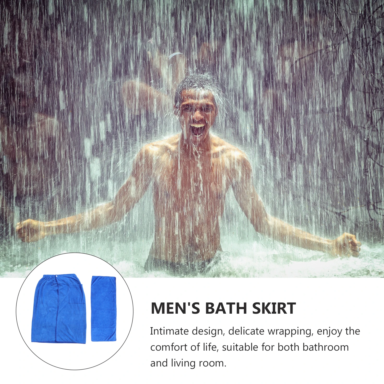 

Microfiber Bath Skirt Men Absorption Towel Soft Comfortable Bathroom Home Adult Body Towels Quick Dry Thick Non Shedding