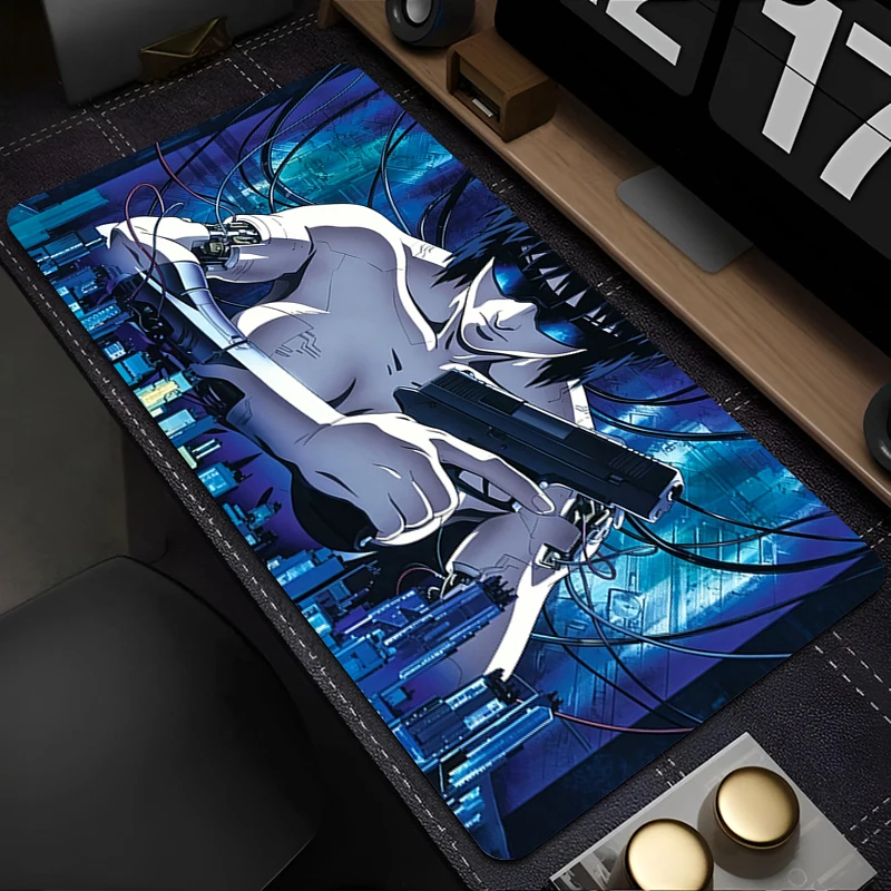 Cool Mouse Pad Gamer Accessories G-Ghost in the Shell Keyboard Pad PC Computer Desk Mat Hot Anime Mousepads Gaming Desktop Decor