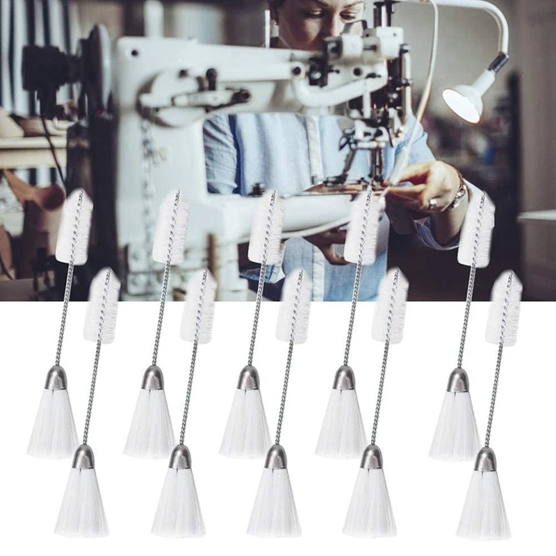 10Pcs Sewing Machine Brush Sewing Tools Accessory Lot Double Ended Sewing Machine Cleaning Brush For Dust Remover