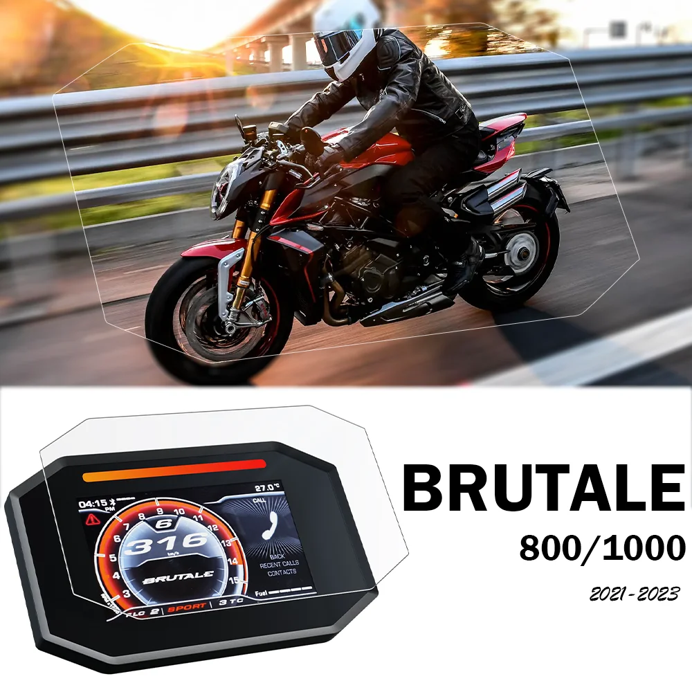 

For MV Agusta Brutale 1000 Brutale800 2021-2023 Dashboard Screen Protector Anti-scratch Brutale1000 Brutale 800 Accessories