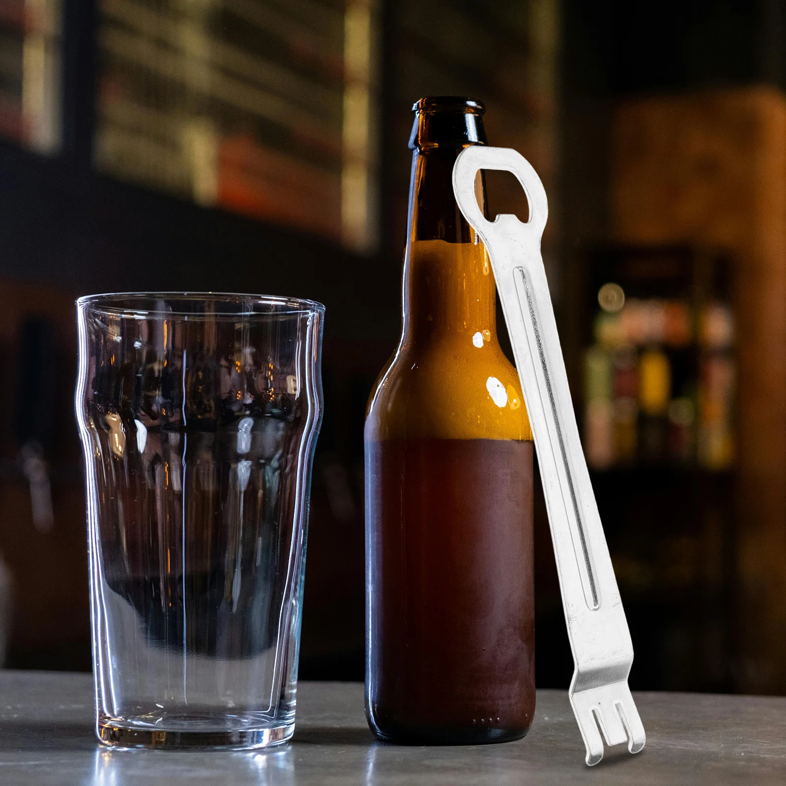 

Stainless Steel Grill Gripper Multi-Function Bbq Tool Grate Lifter with Bottle Opener Outdoor Cooking Accessories for Charcoal