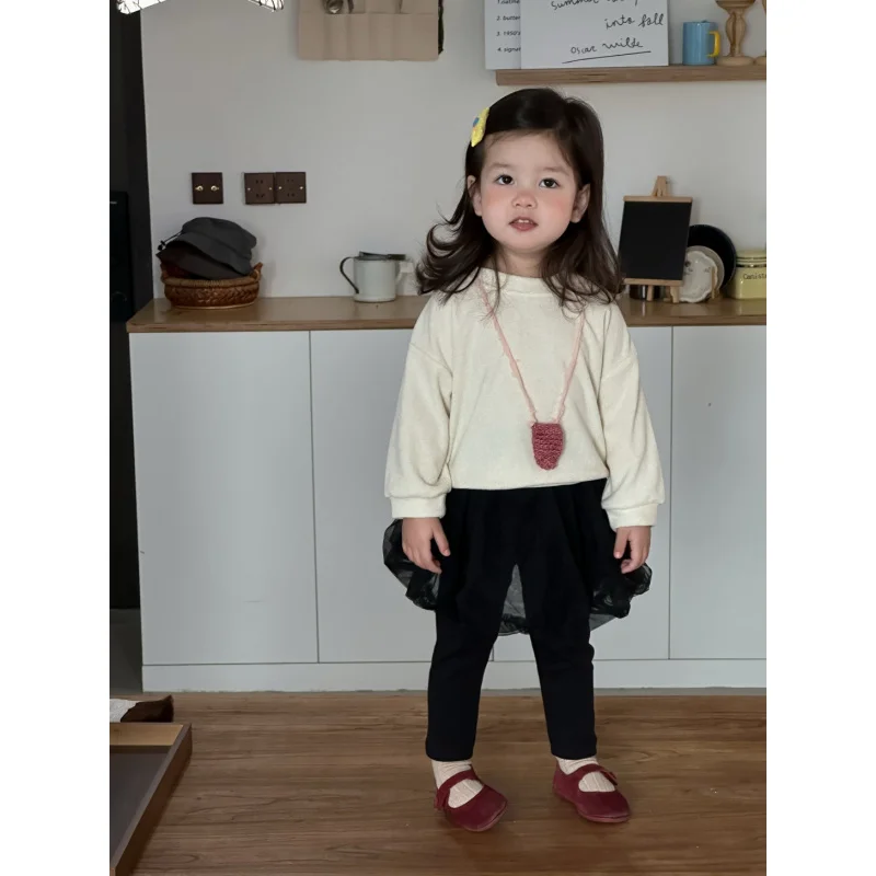 

9.29New Arrival Children Clothing2025Autumn Baby Clothes Girls Sweatshirt Leggings Set