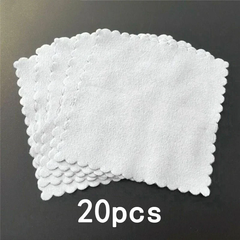 20pcs Ceramic Car Glass Coating Lint-Cloth Microfiber Cleaning Cloths 10*10cm Eyeglasses Washing Cloth