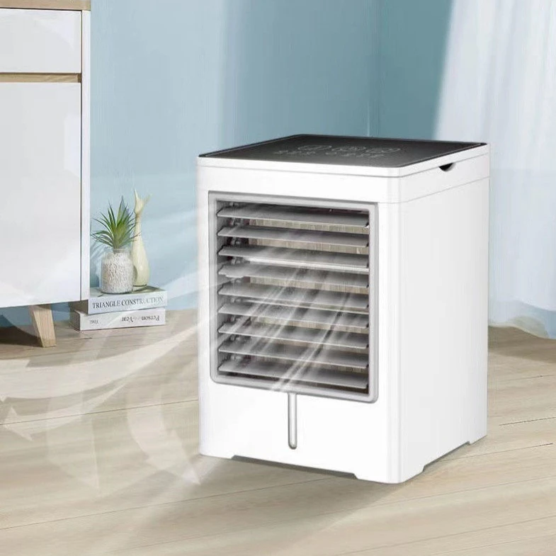 

Summer refrigeration air conditioner fan 2025 new bedroom desktop small air conditioner plus water and ice cubes