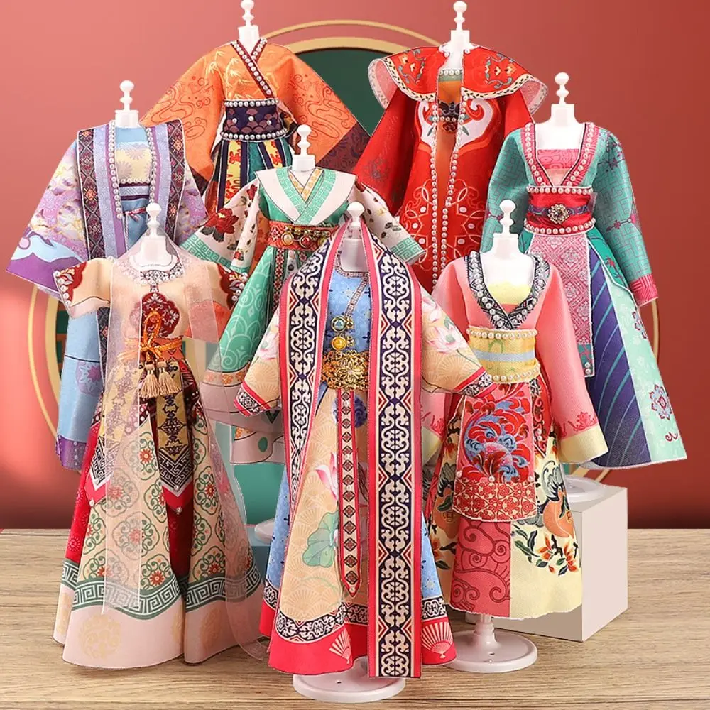 

Intellectually Beneficial Clothing Design Handmade Material Bag Handcrafts Early Education Ancient Hanfu Clothes DIY Kits