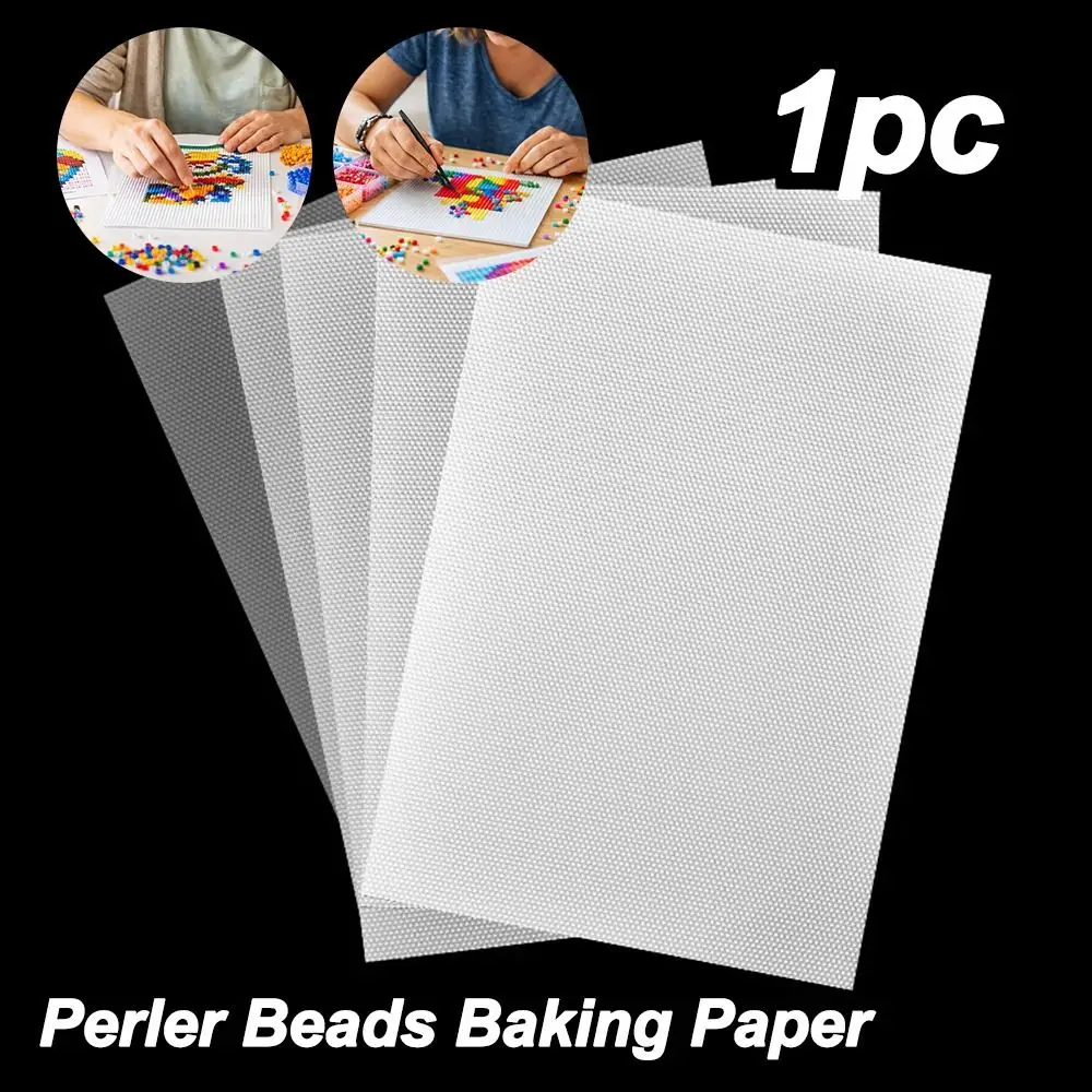Handmade Ironing Cloth for Perler Beads High Temperature Resistant Reusable Perler Beads Baking Paper Iron-on Mat Ironing Aids