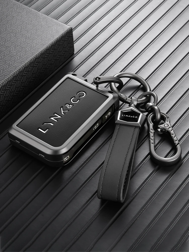 Autoschlüsselhülle für Lynk & Co 01 06 Premium Zinklegierung Vollschutz Anti-Kratz Anti-Sturz Lynk&Co 03 09 Hochwertige Auto-Zubehörteile – Detail 3