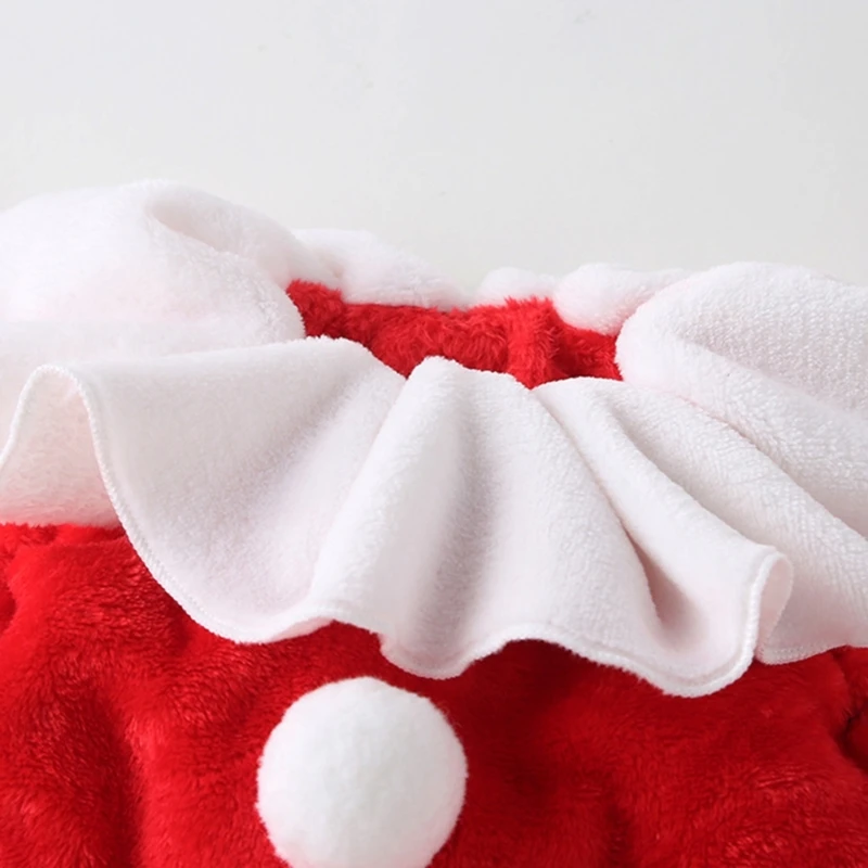 Christmas Baby Jumpsuit Infant Santa Romper Cosplay Santa Costume Outfit