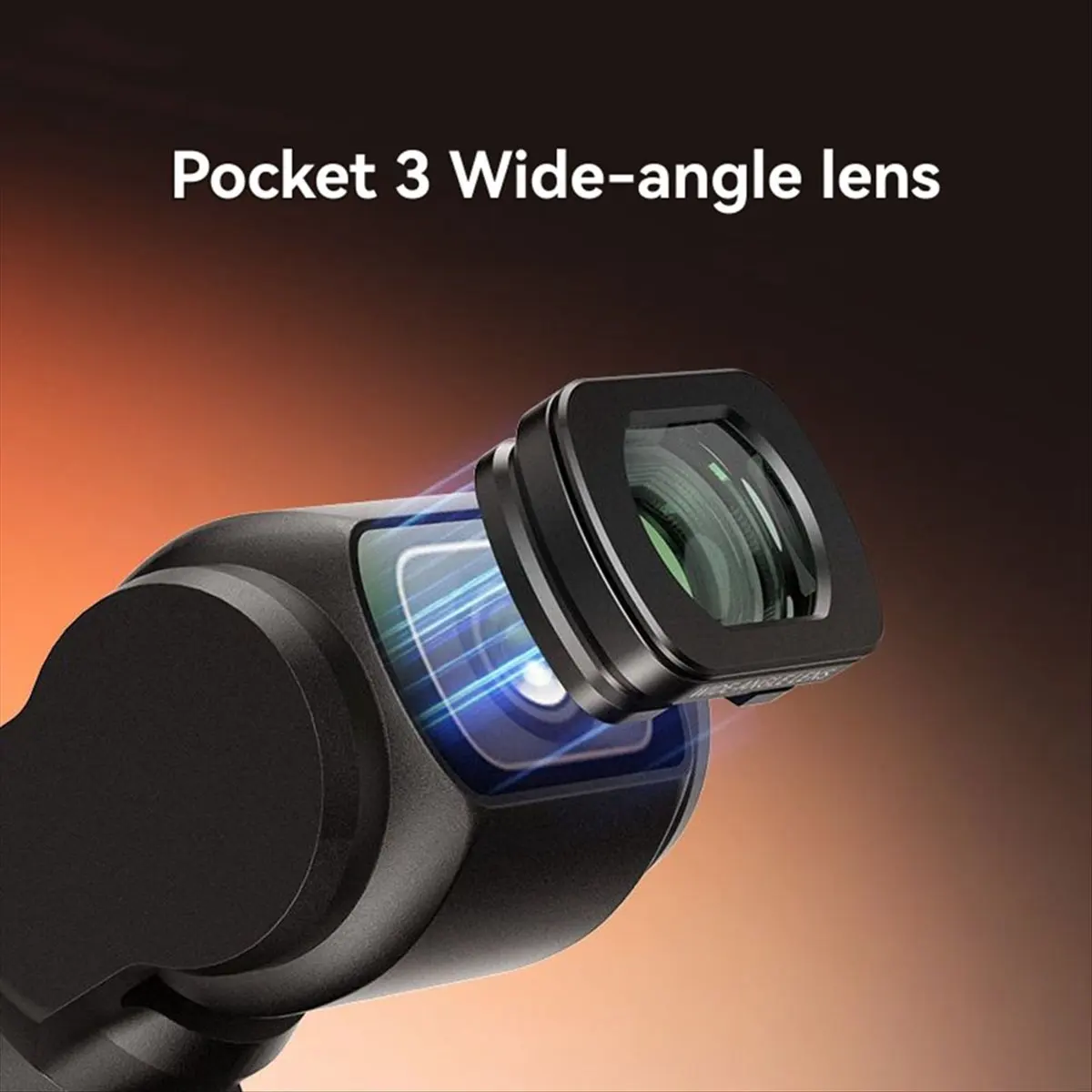 Magnetic Enlarged Wide-Angle Filter for Pocket 3 Accessories Protection Action Camera Lenses Double-Sided HD Filters