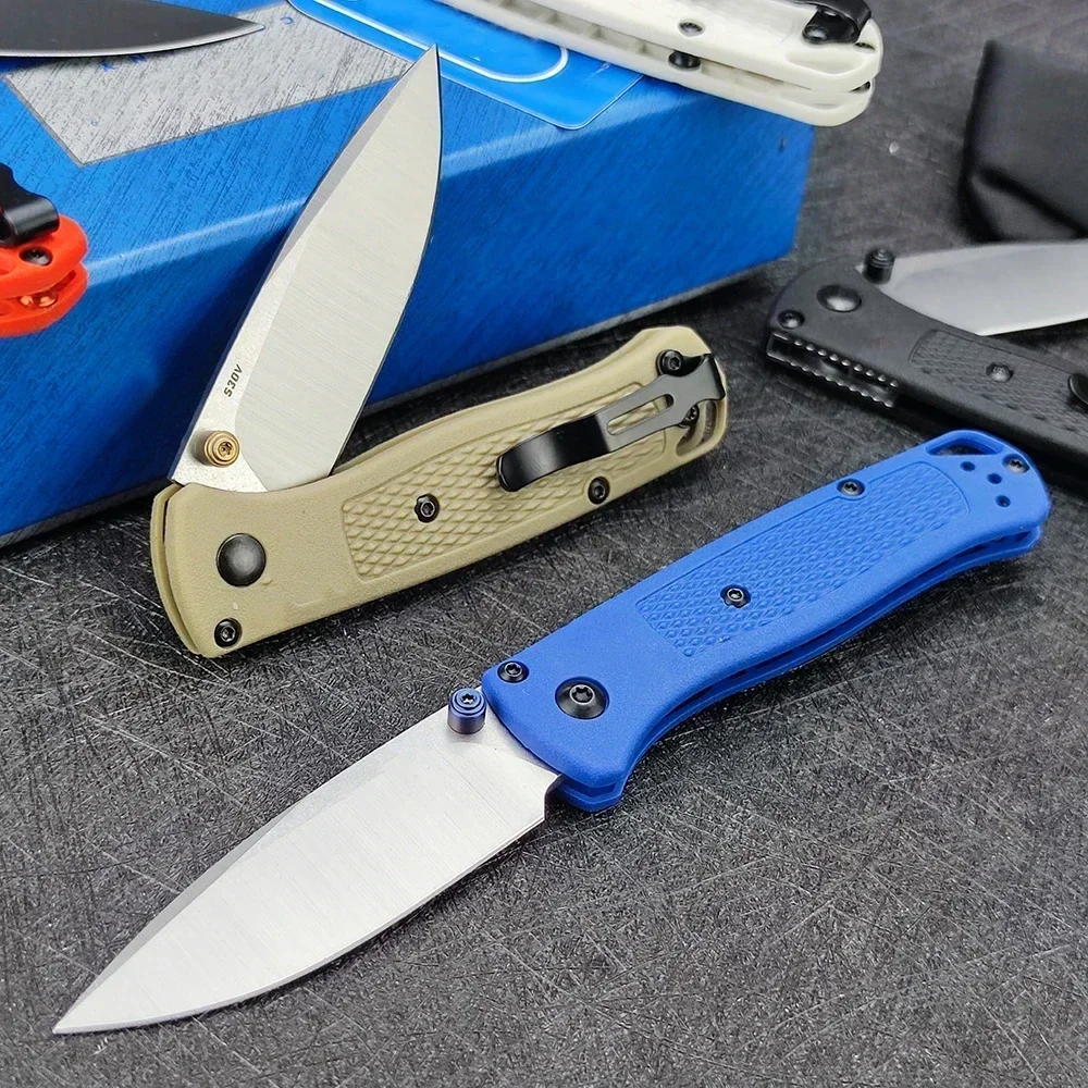 BM 533 Knife S30V Blade Nylon Fiberglass / Carbon Fiber Handle Pocket Folding Knife EDC Hunting Self Defense Tactical Tool 535