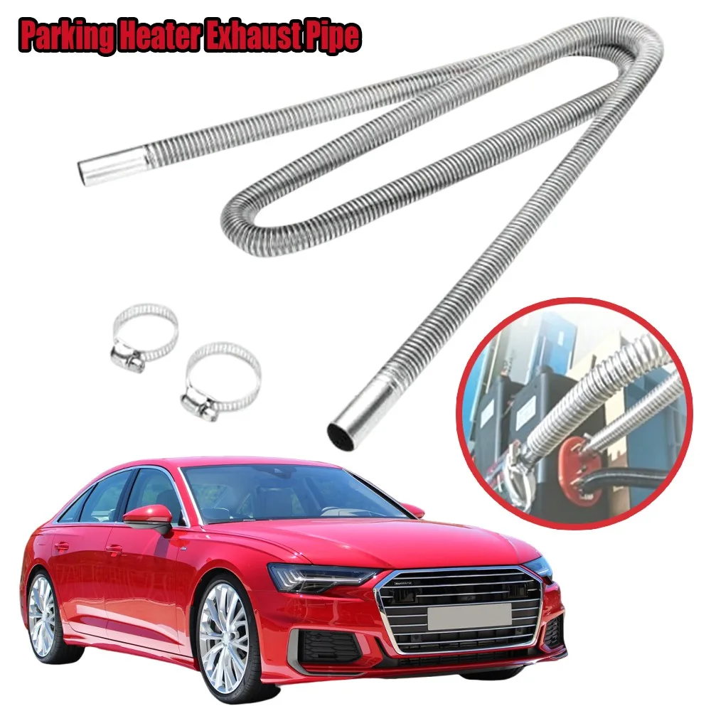 

Air Heater Exhaust Pipe 25mm 2.5cm Parking Heater Smoke Pipe For Truck Sedan Large Car Heater Exhaust System Replacement Hose