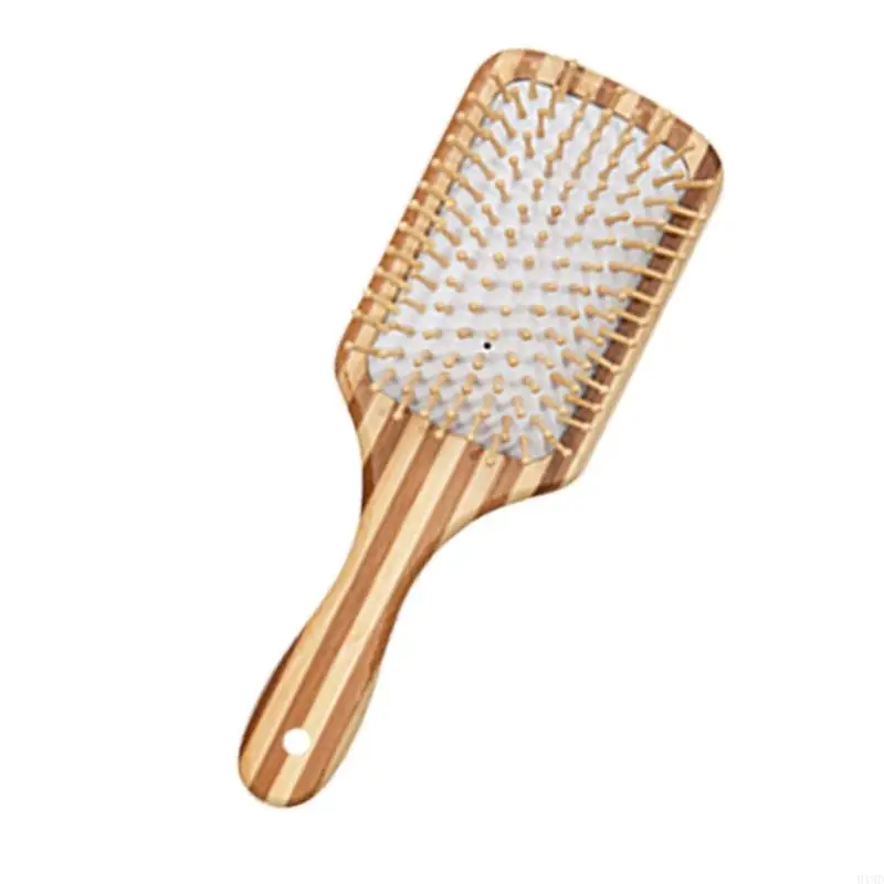 918d устойчивая зубная расческа с широким бамбуком для легкого раскрытия и здоровья волос