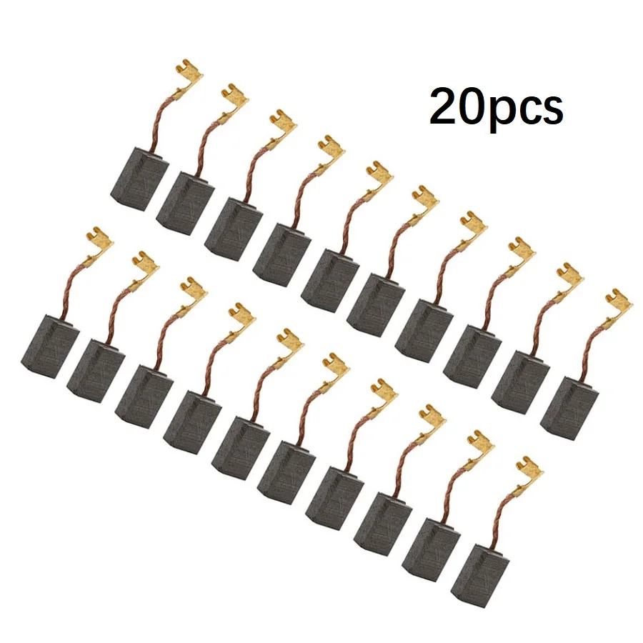 20 Pcs 6x9x13.5mm Electric Tool Carbon Brushes Replacements  For MKT GA4530R GA4534 JS1000 GA5030 Power Tool Accessories
