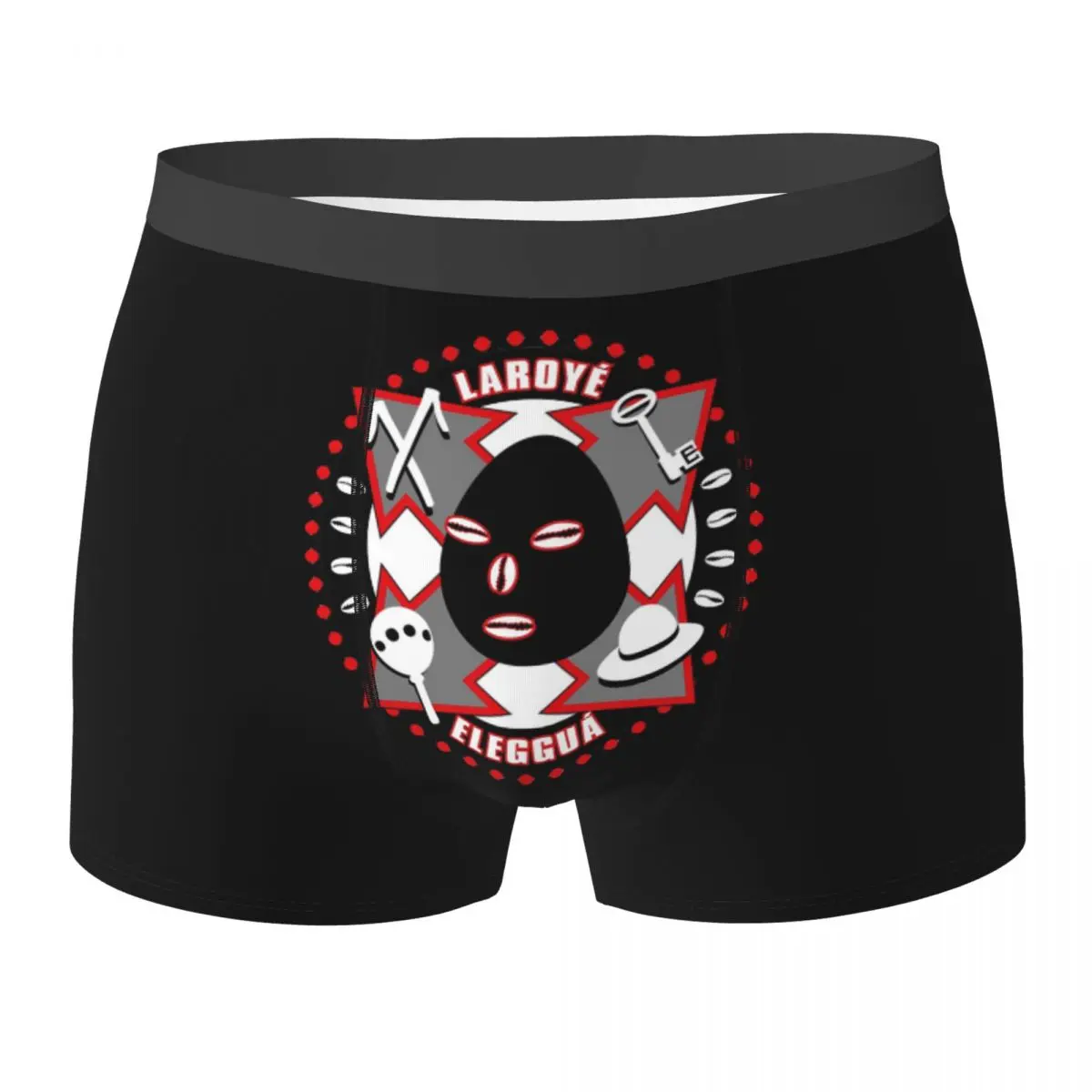 Boxer Underpants Shorts Eleggua The Guardian Panties Male Ventilate Underwear for Homme Man Boyfriend Gifts