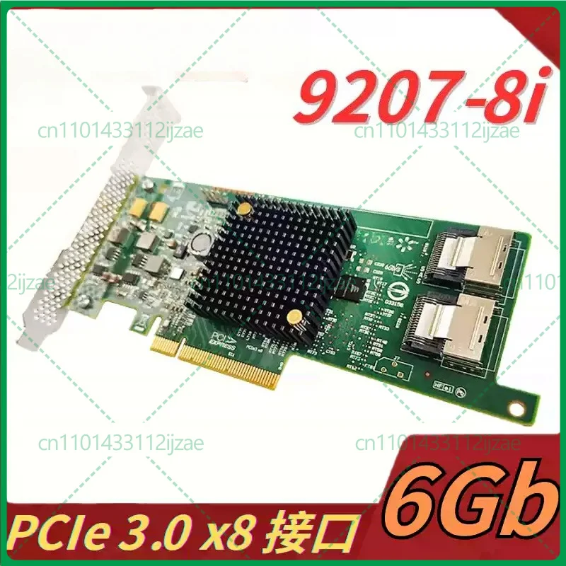 for LSI 9207-8i HBA Card SAS SATA RAID Controller PCIe 3.0 6Gbps IT Mode for NAS HDD SSD