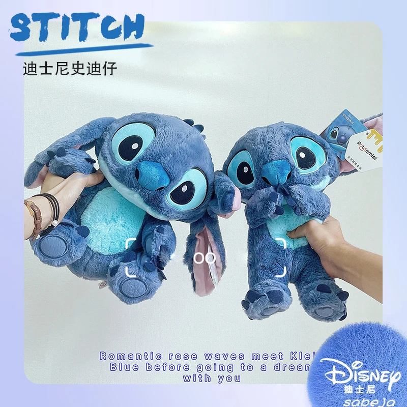 Disney Kawaii Stitch peluche Cartoon & Cute Lilo & Stitch Ears può spostare bambole di peluche regalo di compleanno per bambini o fidanzate