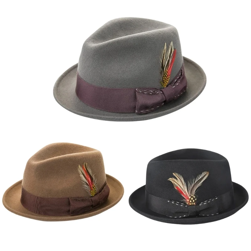 

Outdoor Activity Hat Autumn Winter Hat Sun Protecting Hat Belt Decoration Hat for Men and Women