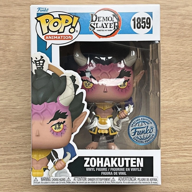 Funko Pop! Original Demon Slayer Zohakuten #1859 Special Edition Vinyl Figure Anime Collectible Model Desktop Decor Toy Gift