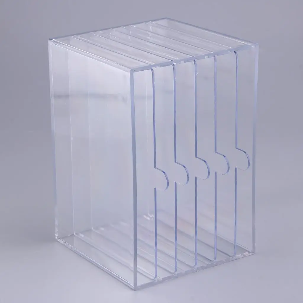 Professional Acrylic Storage Box False Nail Tips Practice Display Stand Holder Manicure Tools