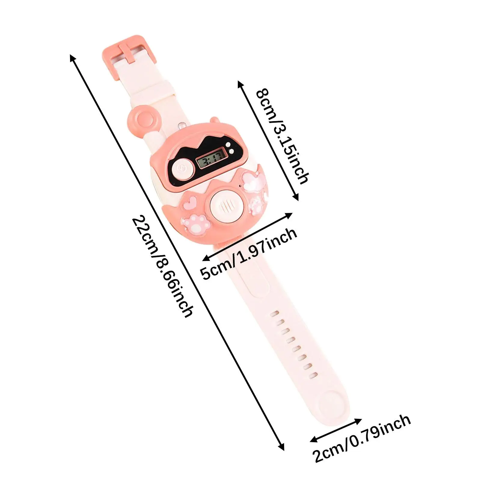 Walkie Talkie Watch for Kids Wrist Walkie Talkie Multifunctional Outdoor Toy for