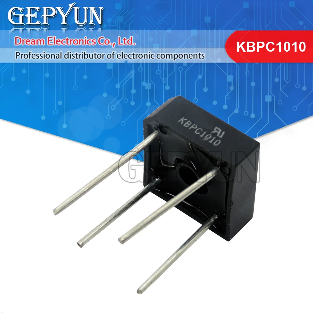 1Pcs Bridge Rectifiers KBPC610 KBPC608 KBPC1010 New and Original