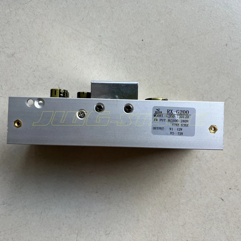 Fonte de alimentação do estágio, RX-G200, 12V, 72V
