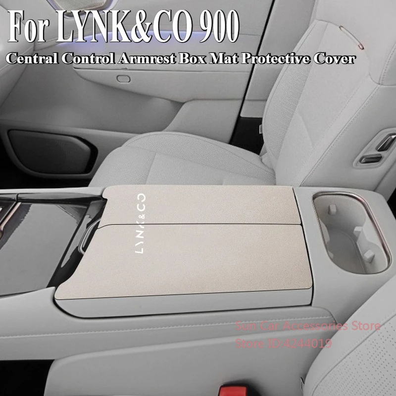 

Для LYNK & CO 900, замшевый подлокотник с центральным управлением, коврик, защитный чехол, аксессуары для модификации интерьера автомобиля
