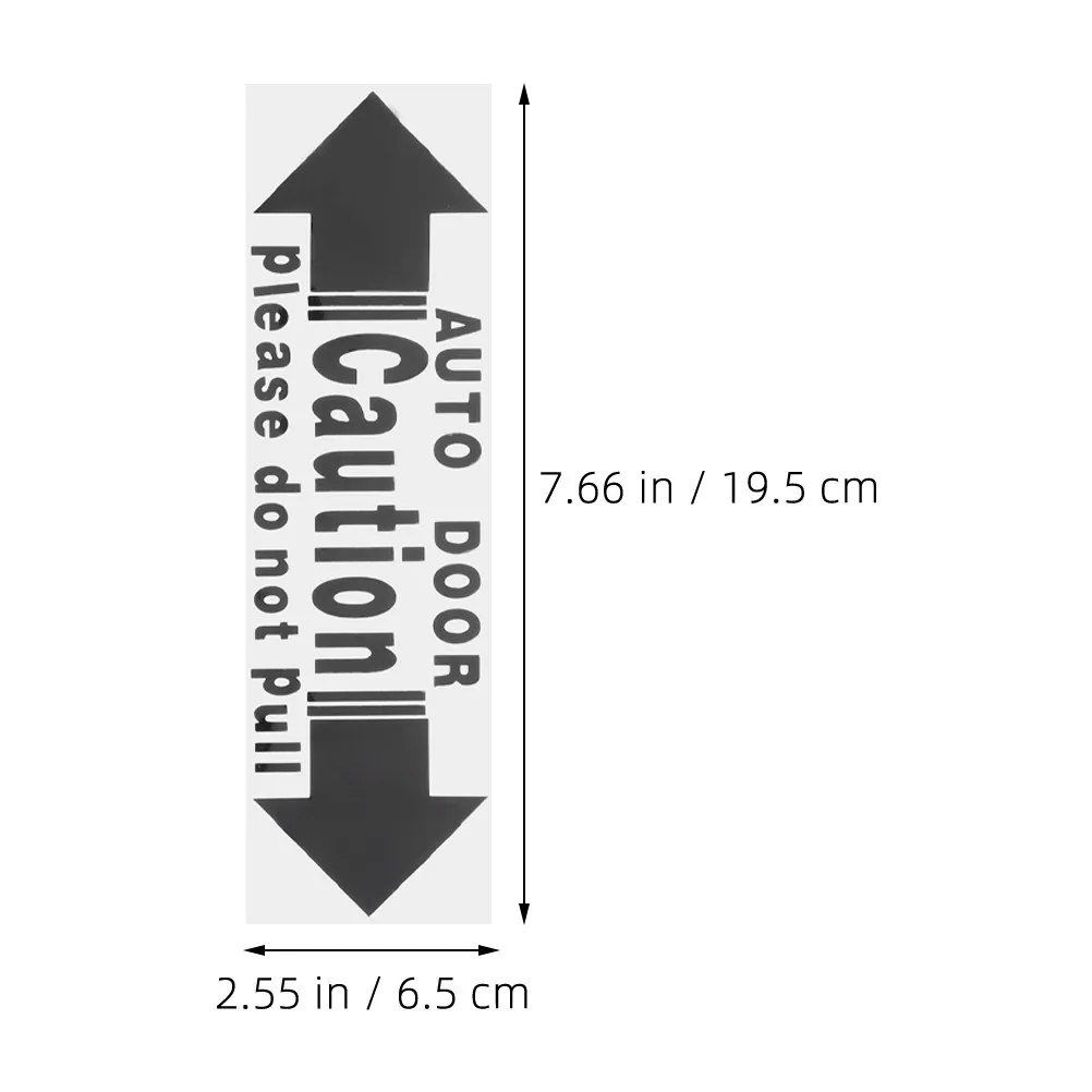 4Pcs Vehicle Sliding Door Sticker Visible Do Not Touch Safety Decal Car Door Opening Indicator Self-Adhesive Weatherproof