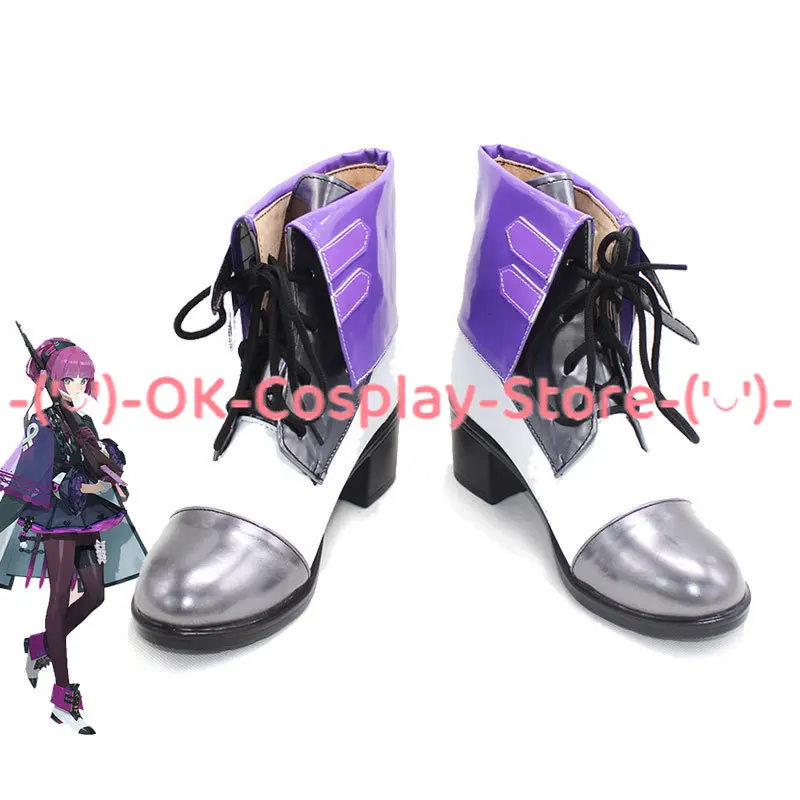 Girls Frontline M9138 Cosplay Shoes Halloween Carnival Boots Cosplay Prop PU Leather Shoes Custom Made