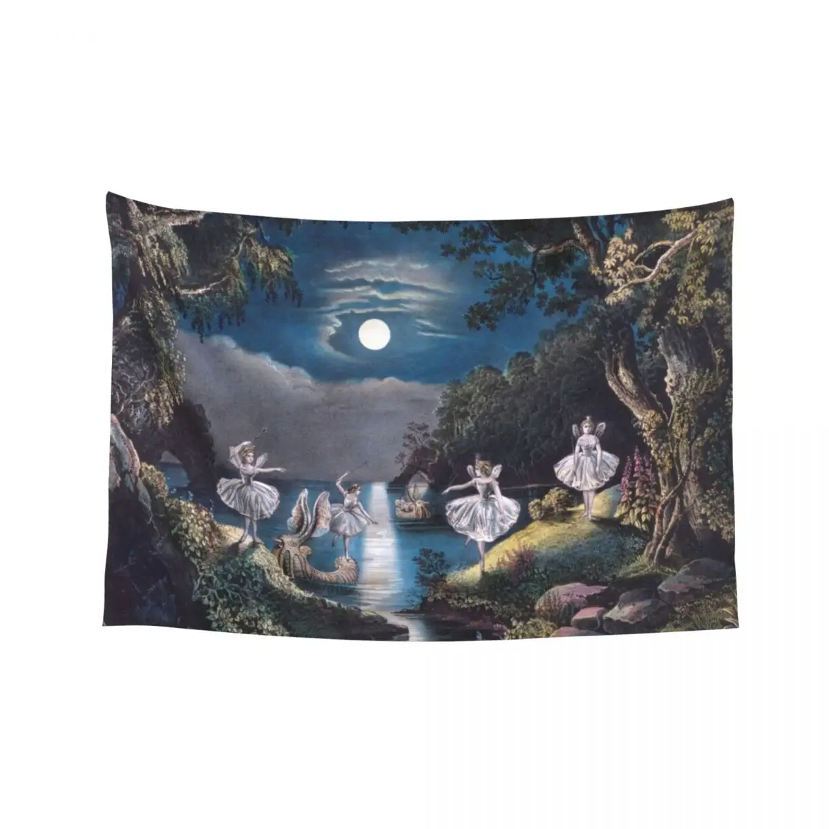 

The Fairies Home Tapestry Decorative Wall Mural Room Decorating Aesthetic Aesthetic Room Decoration Tapestry