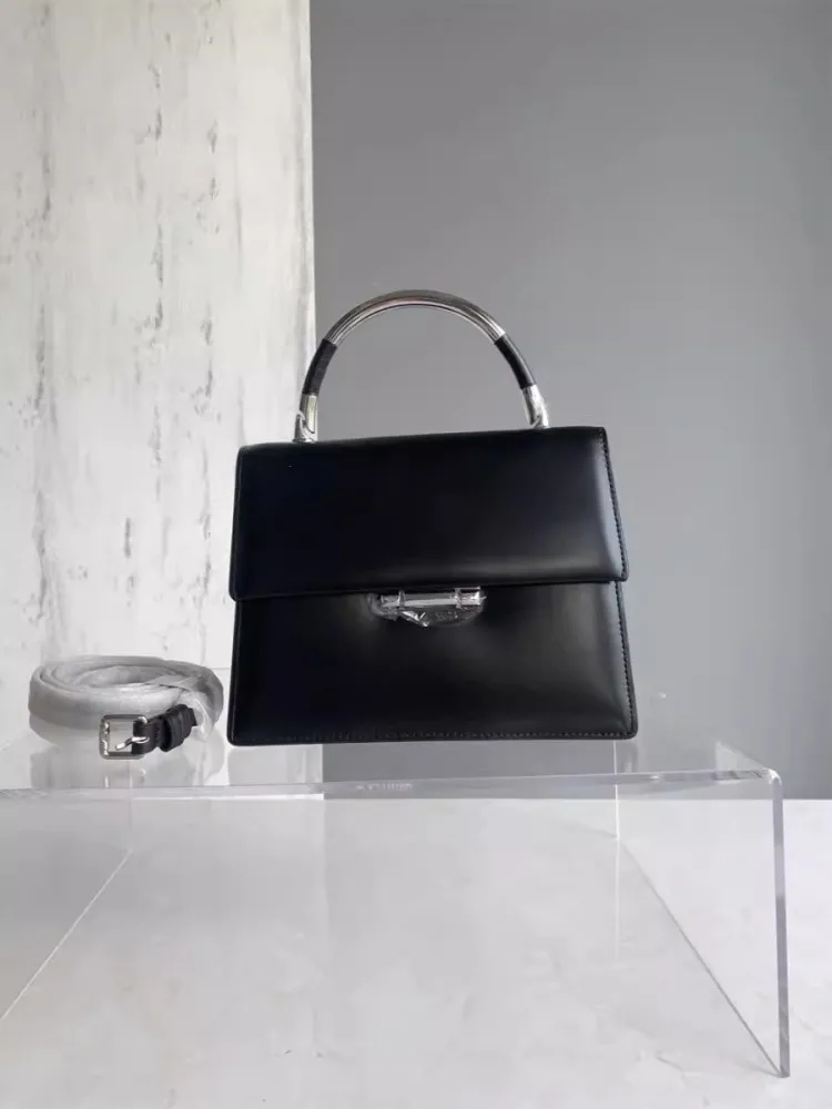 Elegancka torebka na biurowa, damska z rozcięciami skórzana torebka z klapką kobiet torby na jedno ramię modne torby Crossbody na co dzień