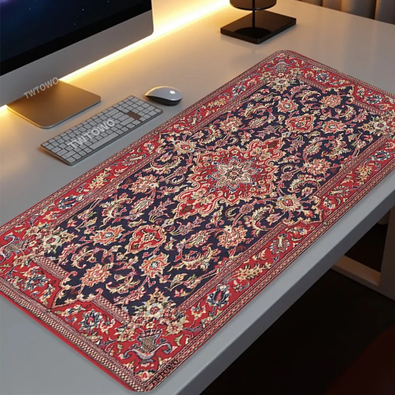 Mouse Pad Persian Gamer printon demand Computer Large Home Mousepad XXL Playmat Soft Office Natural Rubber Mouse Mats Table Mat