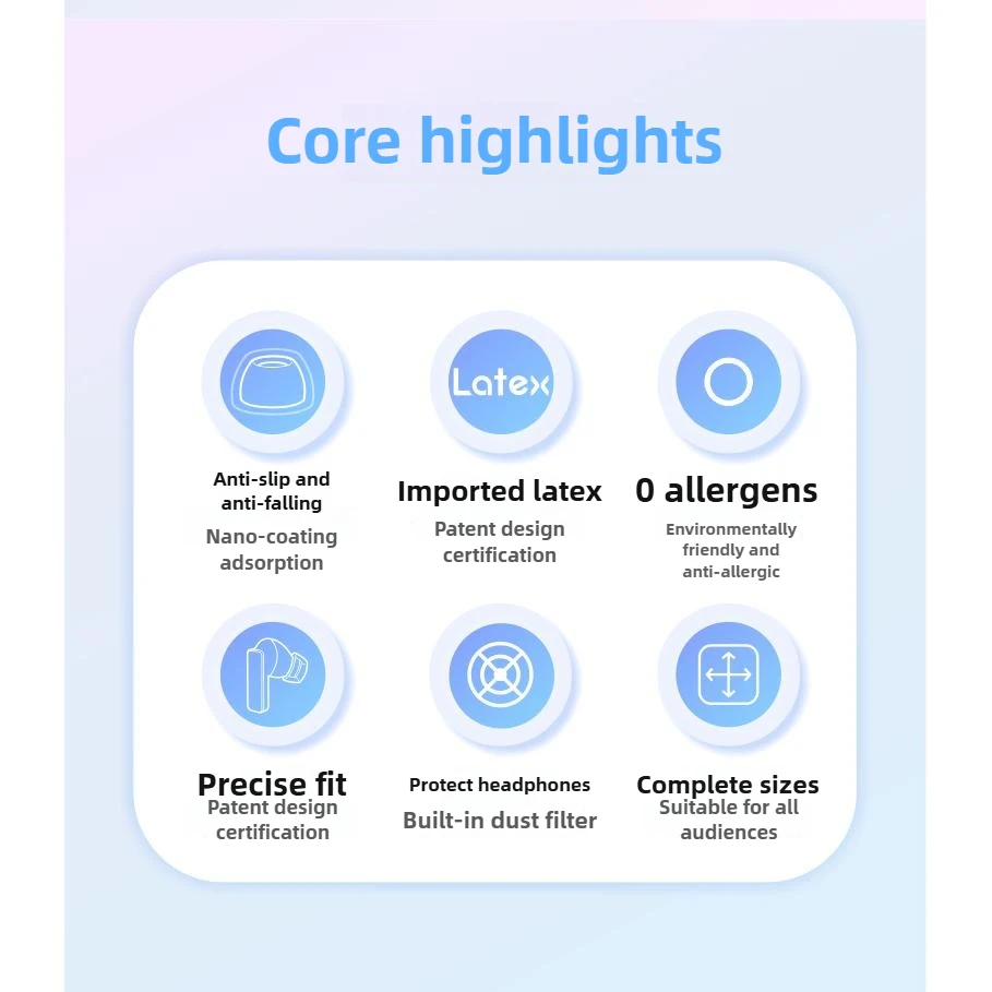 2025 سماعات أذن لأجهزة AirPods Pro 3 بلوتوث غطاء سماعة أذن مرشح سيليكون سماعات أذن غطاء أذن مضاد للانزلاق ومضاد للسقوط حجب الأذن