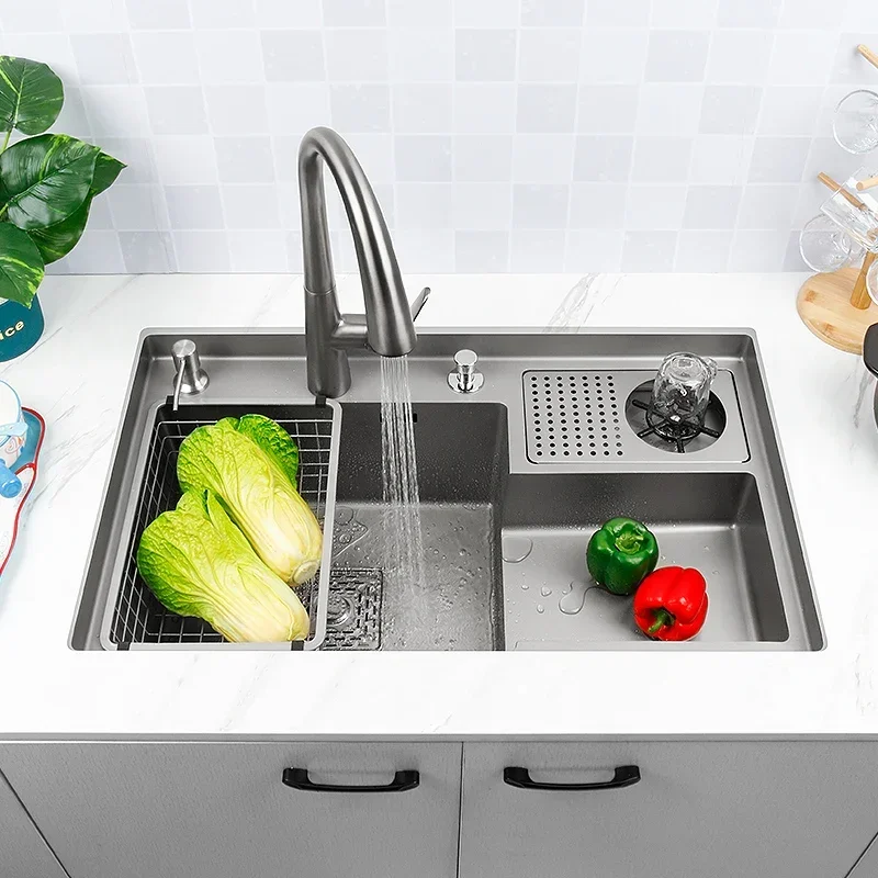 Kitchen Sink Workstation Undermount Single Bowl 304 Stainless Steel Kitchen Sinks