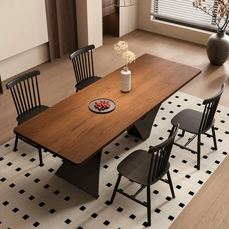 

Black Brown Dining Tables Japanese Style Unique Space Saving Kitchen Table Modern Wooden Luxury Mesas Comedor Furniture Home