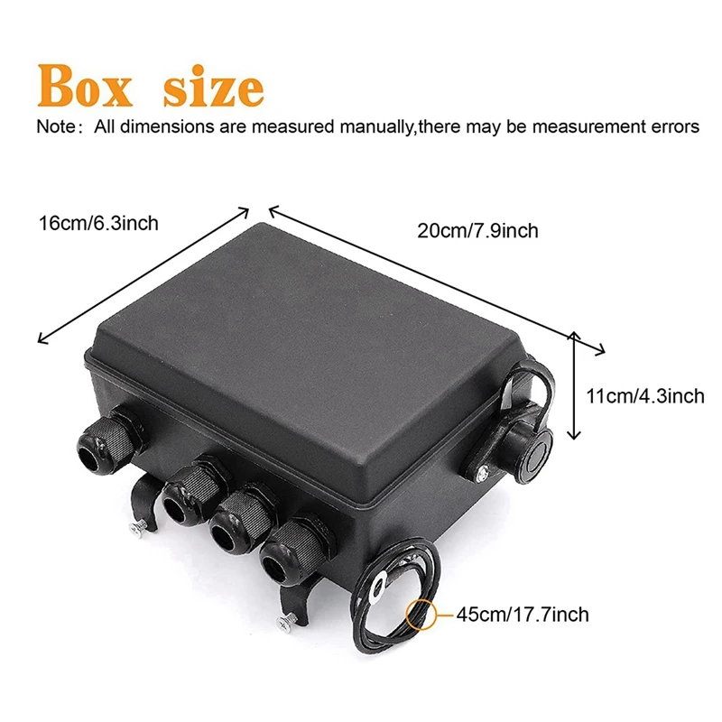 Winch Solenoid Relay Control Contactor Box for 8000-17000Lbs Electric ATV UTV Winch 12V-A07G view 5