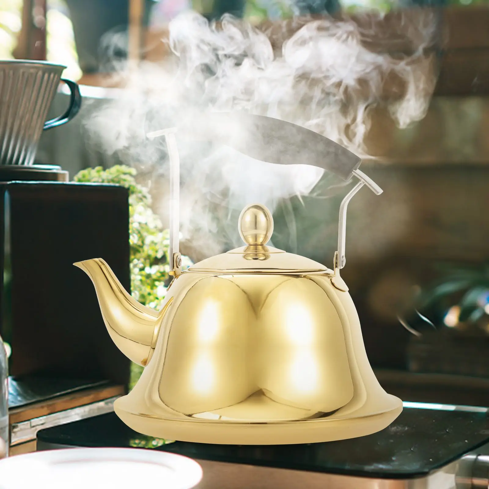 

Stainless Steel Stovetop Kitchen Safe Boil Whistling Water Kettle Sounding Kettle Kitchen Gadgets