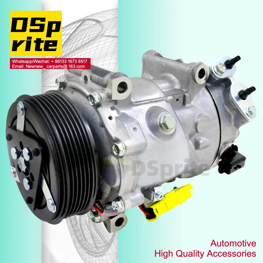

Компрессор кондиционера SD7C16 9671451180 9671451380 6453ZE 6453ZS 6453ZT 648754 9684139980 9684141780 для PEUGEOT 508 5008 2.0 HDI