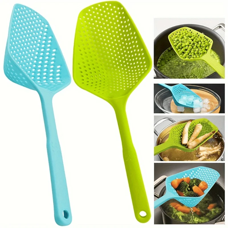 Ice scoop, filter scoop, water scoop, drain scoop, Lo mein scoop, cooking strainer, filter scoop, dense mesh, spaghetti scoop