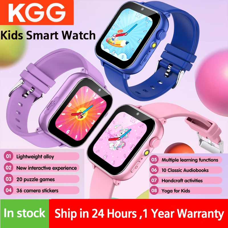 New Kids Smart Watch 20 Games Cameras Pet Bobby 12/24H Flashlight Pedometer Video MP3 Kids Digital Watch Torch For Girls Boys